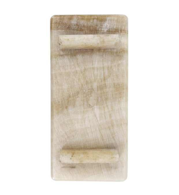Platou decorativ din onix Sushi Brianna Crem, L30xl14xH4 cm (3)