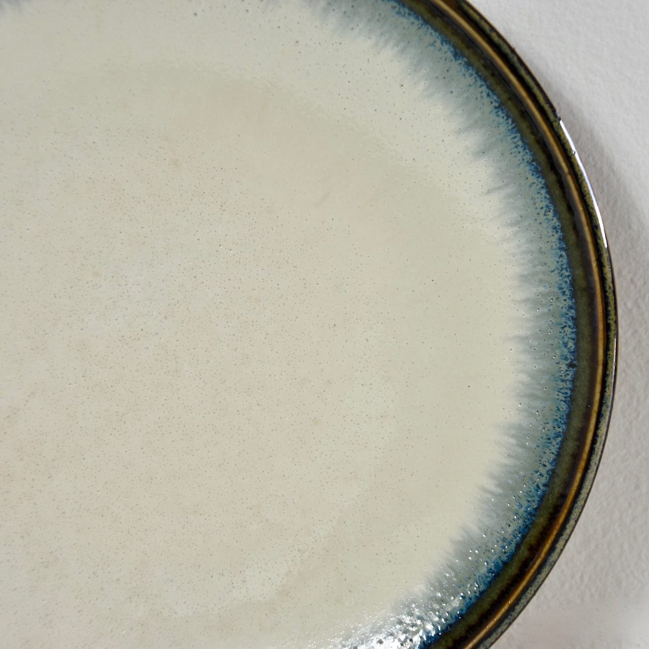 Platou pentru servire, din ceramica, Aurora Alb, Ø17xH2,5 cm (1)