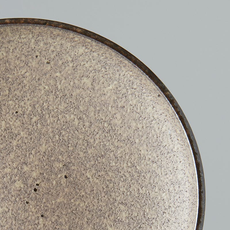 Platou pentru servire, din ceramica, Earth Maro, Ø17xH2,5 cm (2)