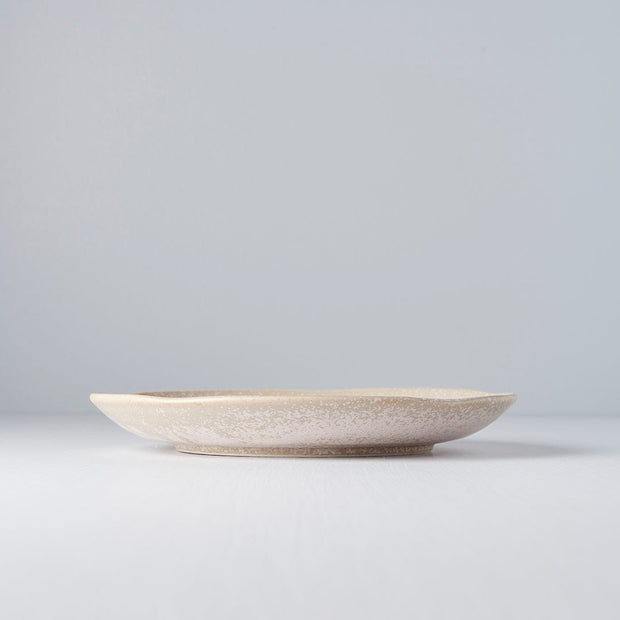 Platou pentru servire, din ceramica, Fade Alb, Ø24xH3,5 cm (1)