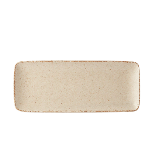 Platou pentru servire, din ceramica, Fade Bej, L29,5xl12xH2,5 cm