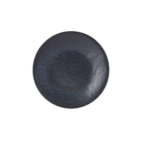 Platou pentru servire, din ceramica, Fade Negru, Ø17xH2 cm