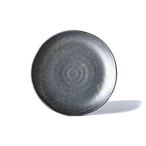 Platou pentru servire, din ceramica, Fade Negru, Ø24xH3,5 cm