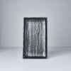 Platou pentru servire, din ceramica, Ibushi Negru, L22xl13xH2,5 cm (1)