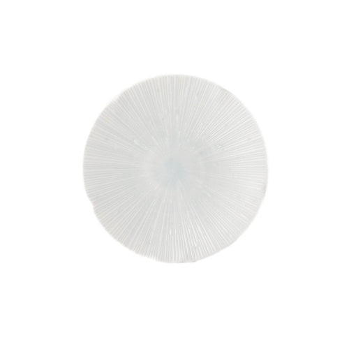 Platou pentru servire, din ceramica, Ice Alb, Ø13xH1,8 cm