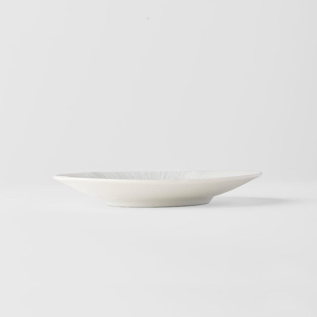 Platou pentru servire, din ceramica, Ice Alb, Ø13xH1,8 cm (2)