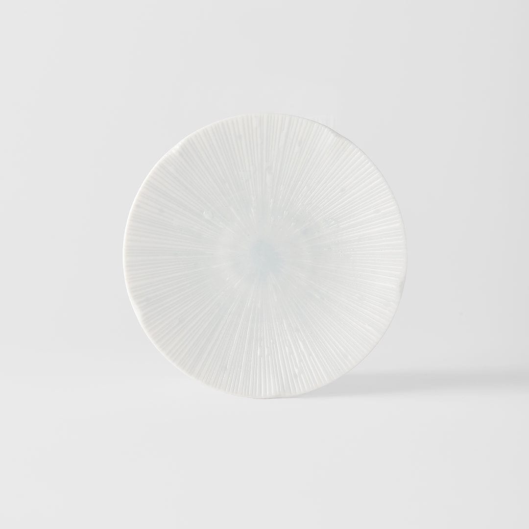 Platou pentru servire, din ceramica, Ice Alb, Ø13xH1,8 cm (3)