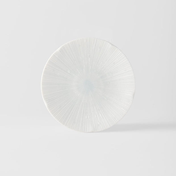 Platou pentru servire, din ceramica, Ice Alb, Ø13xH1,8 cm (3)