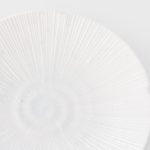 Platou pentru servire, din ceramica, Ice Alb, Ø16,5xH2 cm (1)