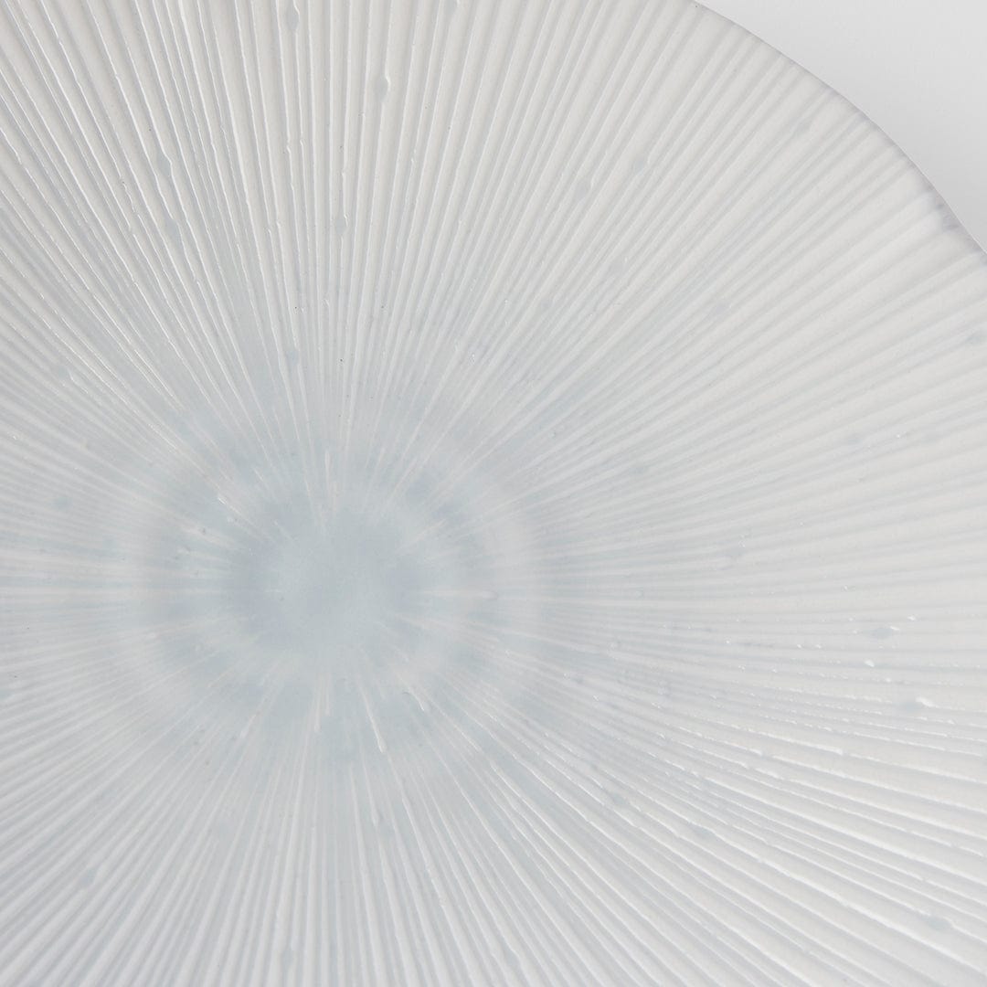 Platou pentru servire, din ceramica, Ice Alb, Ø22xH2,7 cm (1)