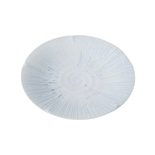 Platou pentru servire, din ceramica, Ice Albastru, Ø22xH2,7 cm