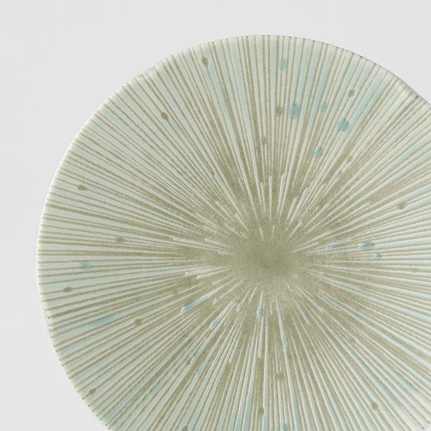 Platou pentru servire, din ceramica, Ice Verde, Ø13xH1,8 cm (1)