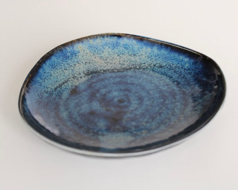 Platou pentru servire, din ceramica, Indigo Albastru, Ø16,5xH3 cm (1)