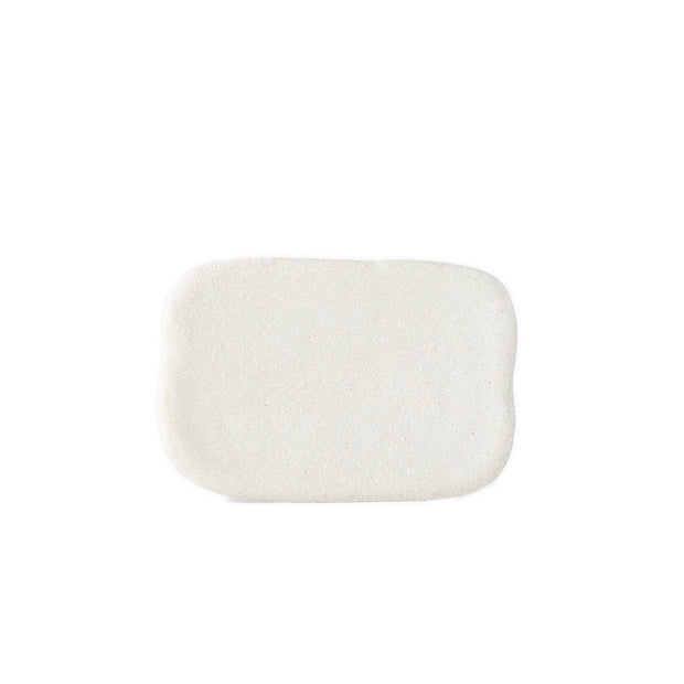 Platou pentru servire, din ceramica, Shell Alb, L16xl11xH1,8 cm