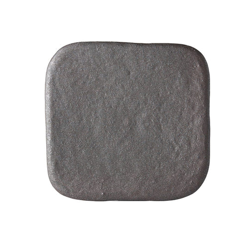 Platou pentru servire, din ceramica, Stone Negru, L25xl25xH2 cm