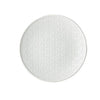 Platou pentru servire, din ceramica, White Star Alb, Ø25,5xH4 cm