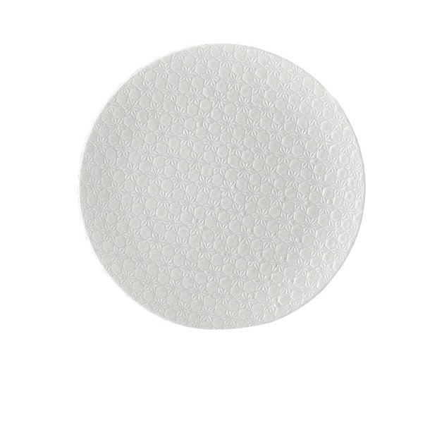 Platou pentru servire, din ceramica, White Star Alb, Ø28,5xH3 cm