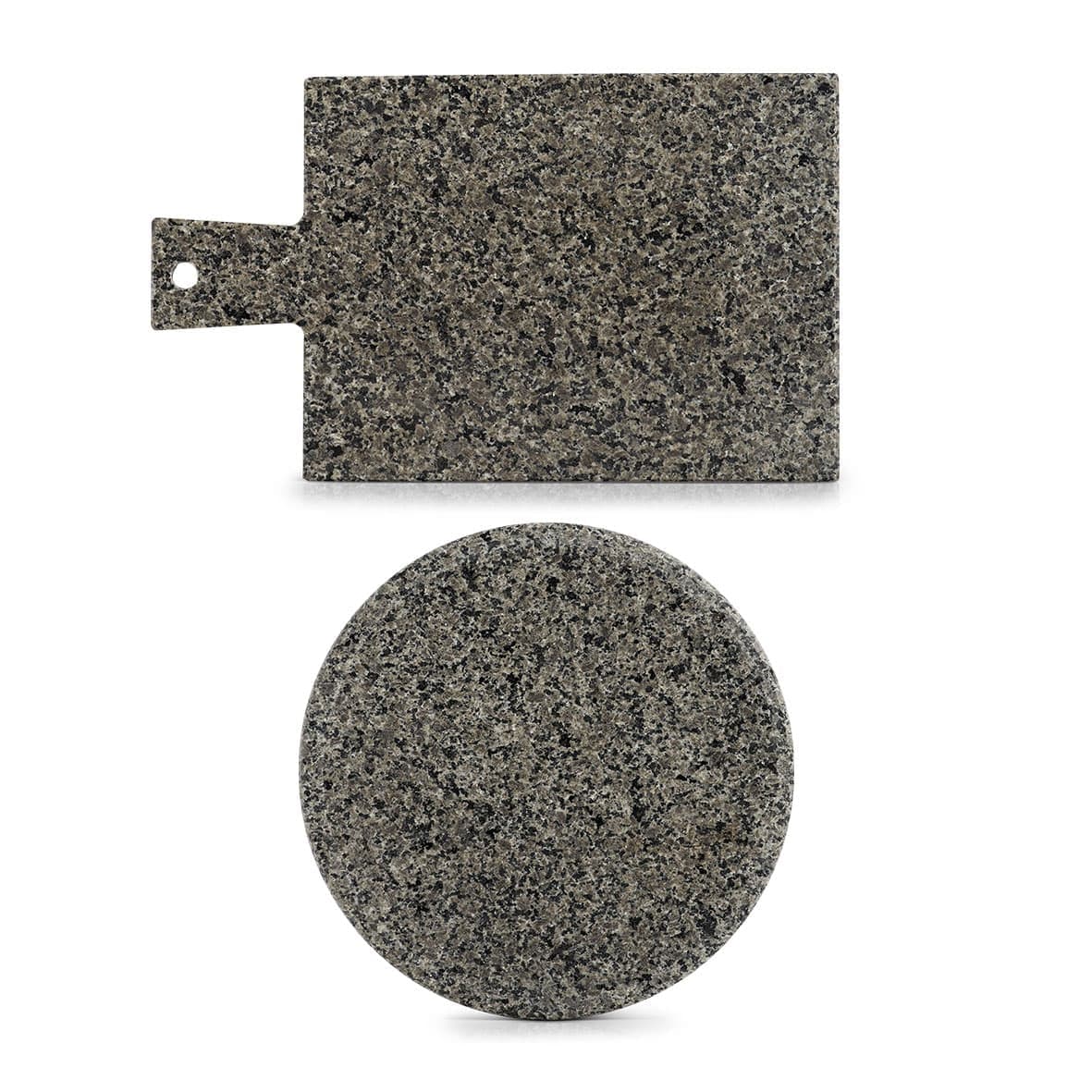 Platou servire din granit, Modern Square Gri / Negru, L30xl18xH1 cm (3)