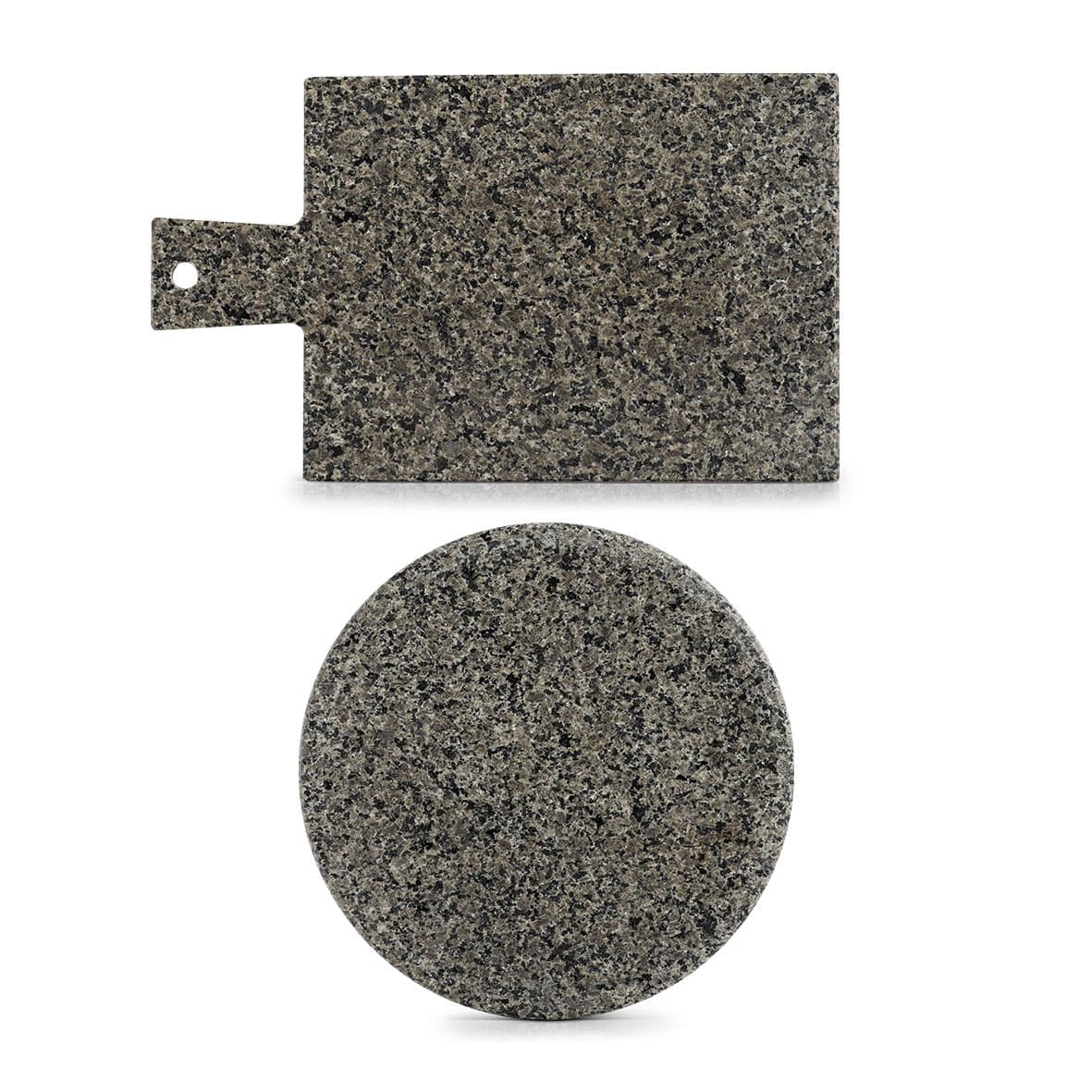 Platou servire din granit, Modern Gri / Negru, Ø25 cm (3)
