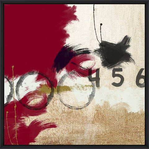 Tablou 2 piese Canvas Abstract Numbers (1)