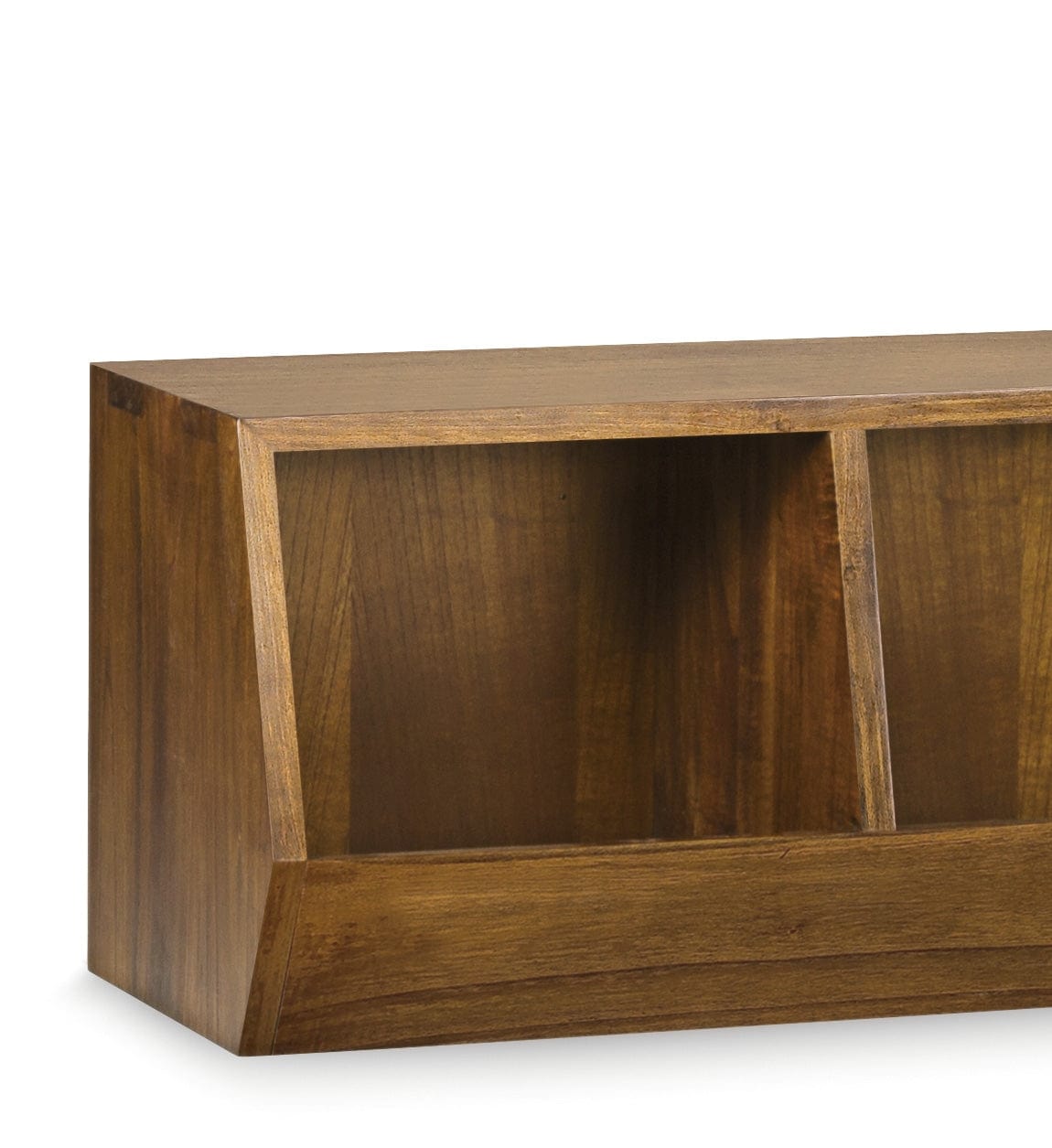 Raft din lemn si furnir, Star Combi Nuc, l90xA42xH45 cm (1)