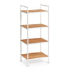 Raft pentru baie Tall, Bamboo Metal White, l39xA33xH95 cm