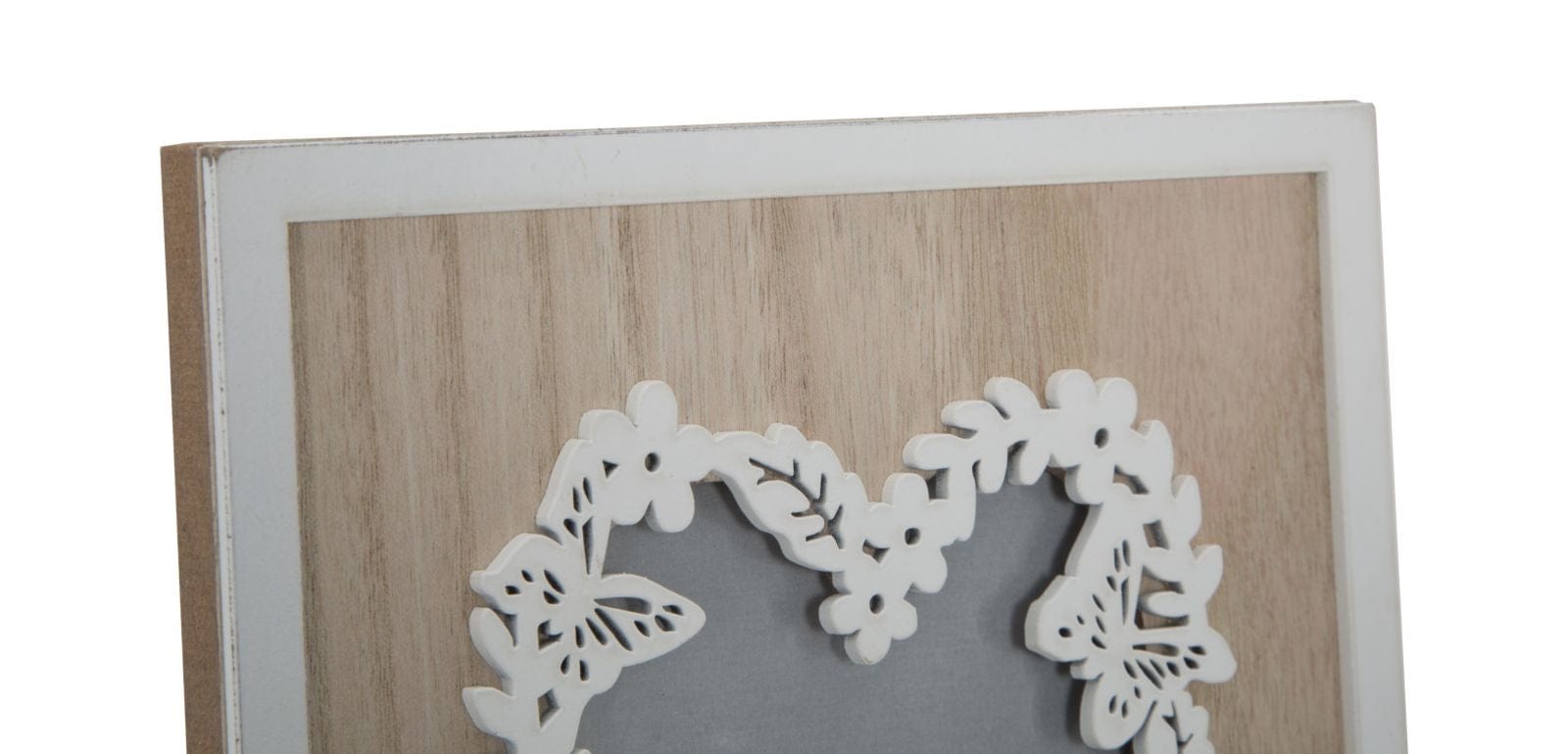 Rama foto decorativa din MDF si lemn Laugh Love Natural, 17,5 x 22,8 cm (3)