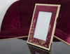 Rama foto decorativa din MDF si metal Glam Large Bordeaux / Auriu, 28 x 33,5 cm (5)