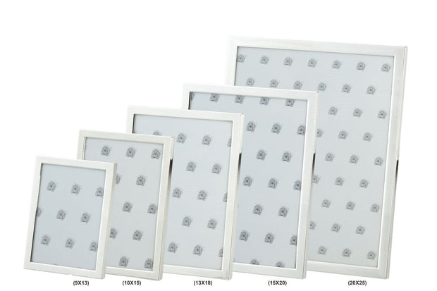 Rama foto decorativa, din metal argintat, Schmal Tall XL Argintiu, 20 x 25 cm (1)