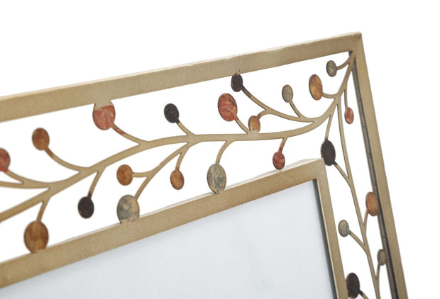 Rama foto decorativa din metal Bixy Large Multicolor, 32,5 x 36,2 cm (3)