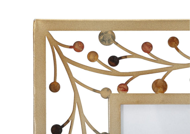 Rama foto decorativa din metal Bixy Large Multicolor, 32,5 x 36,2 cm (4)