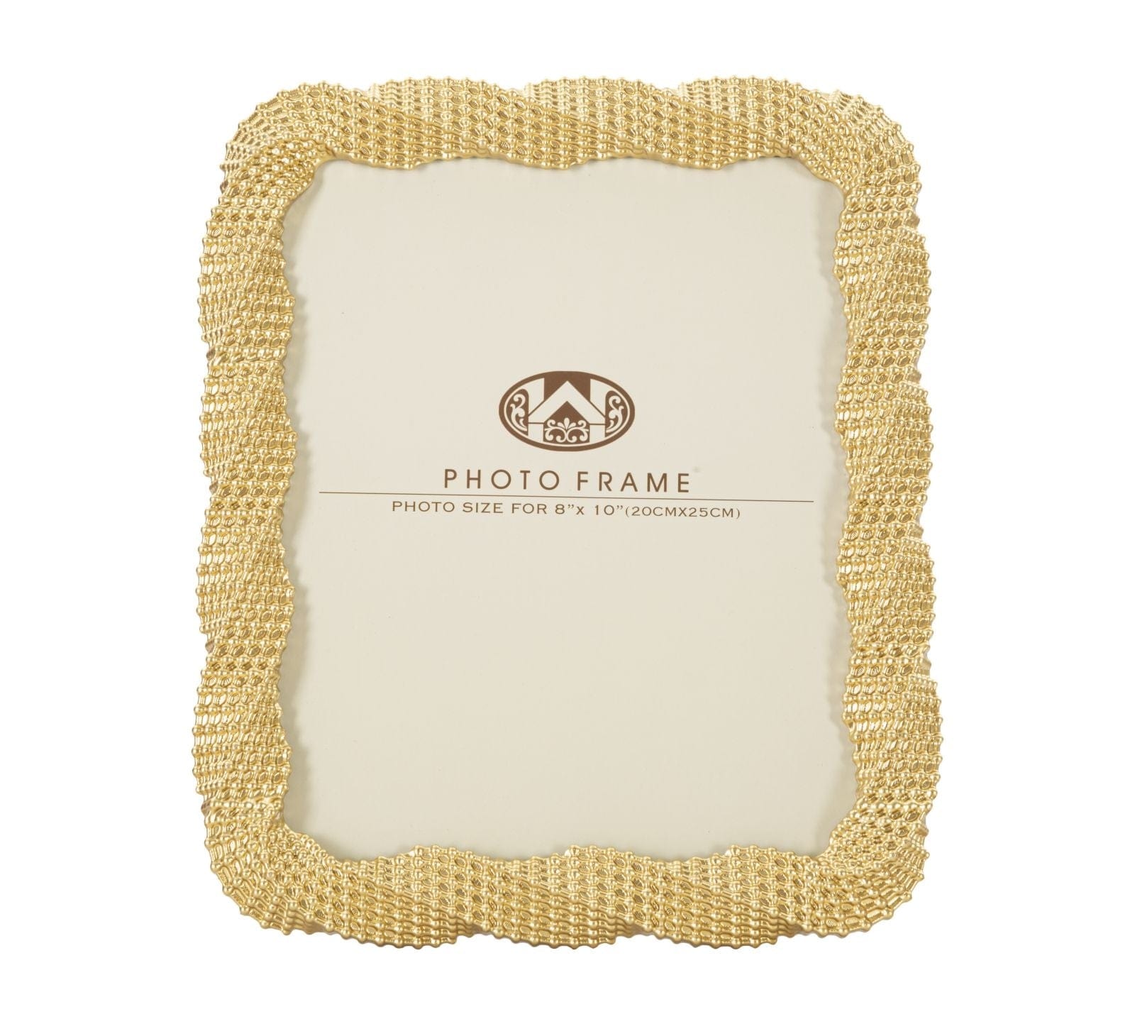Rama foto decorativa din polirasina Bead Large Auriu, 25 x 30,2 cm (2)