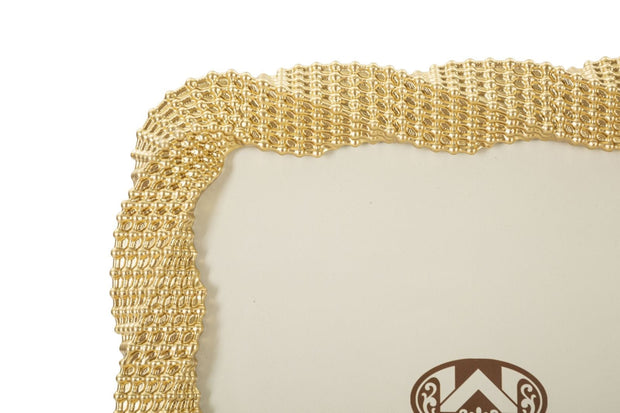 Rama foto decorativa din polirasina Bead Large Auriu, 25 x 30,2 cm (3)