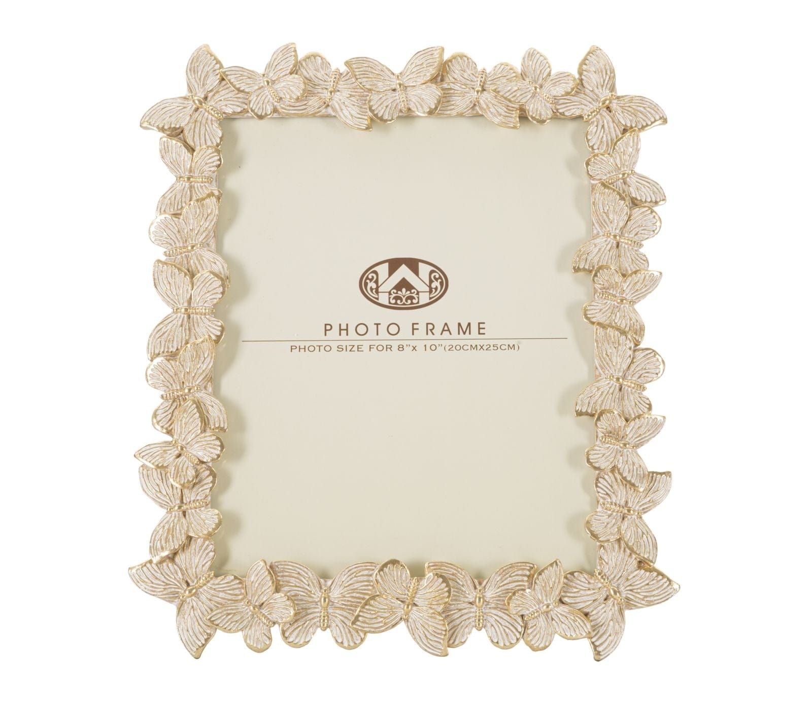 Rama foto decorativa din polirasina Butterflies Large Auriu, 27,5 x 32,5 cm (2)