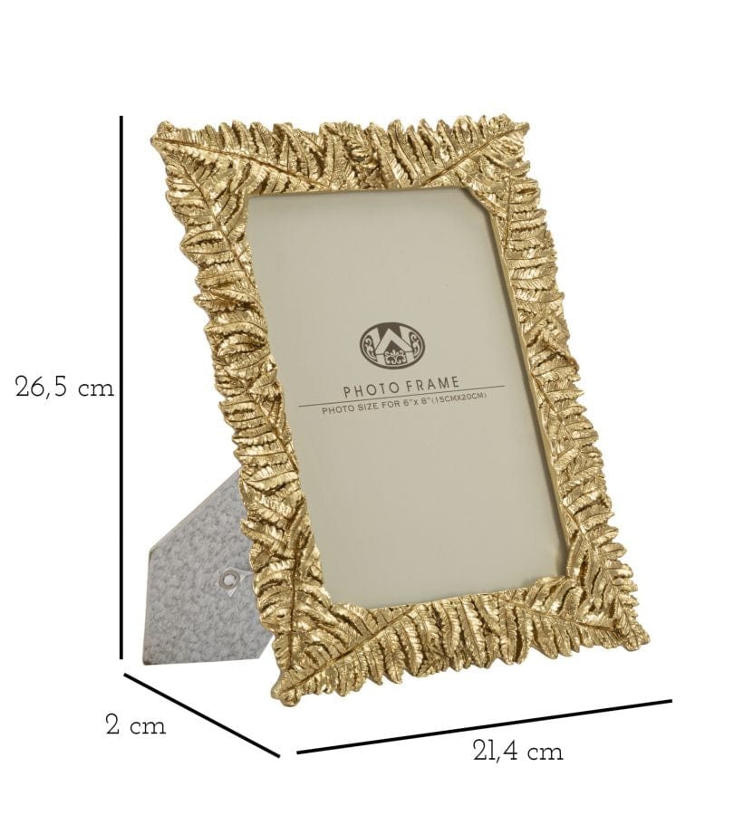 Rama foto decorativa din polirasina Fern Small Auriu, 21,4 x 26,5 cm (5)