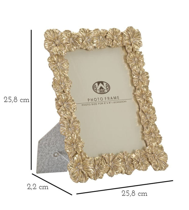 Rama foto decorativa din polirasina Flom Small Auriu, 20,5 x 25,8 cm (5)