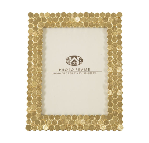 Rama foto decorativa din polirasina Glovy Small Auriu, 20,5 x 25,8 cm (2)