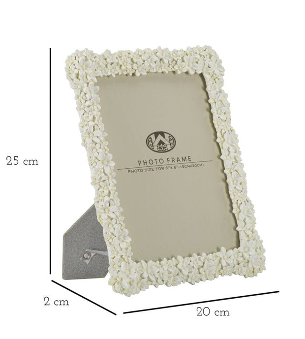 Rama foto decorativa din polirasina Millet Small Crem, 20 x 25 cm (5)