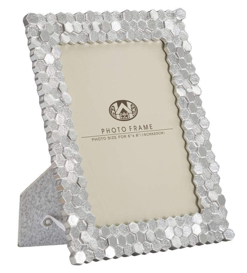 Rama foto decorativa din polirasina Silvy Small Argintiu, 20,5 x 25,8 cm (1)