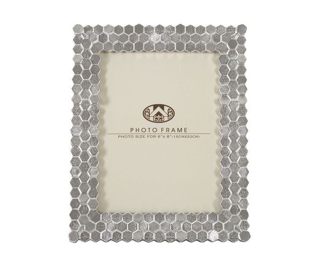 Rama foto decorativa din polirasina Silvy Small Argintiu, 20,5 x 25,8 cm (2)