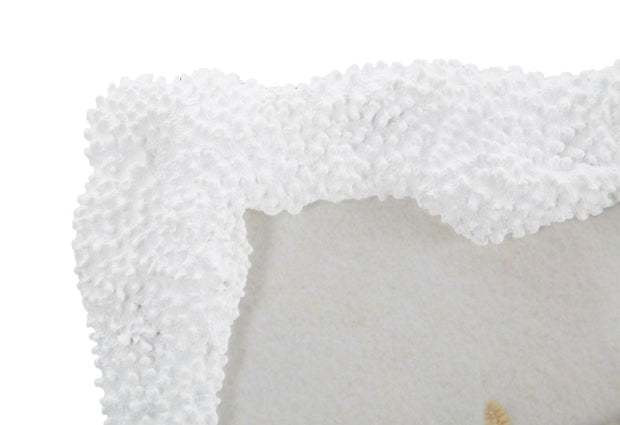 Rama foto decorativa din rasina si sticla Corallo Large Alb, 25,7 x 30,5 cm (3)