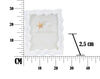 Rama foto decorativa din rasina si sticla Corallo Large Alb, 25,7 x 30,5 cm (6)