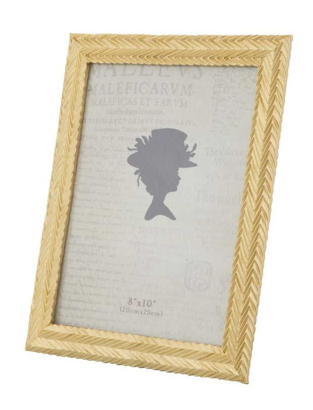 Rama foto decorativa din rasina Stick Large Auriu, 25,3 x 30,5 cm (1)