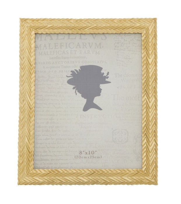 Rama foto decorativa din rasina Stick Large Auriu, 25,3 x 30,5 cm (2)