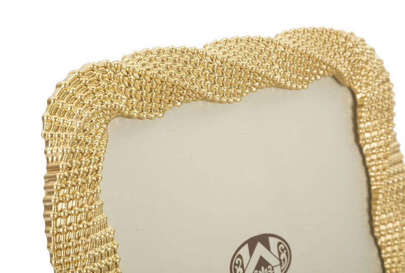 Rama foto decorativa din polirasina Bead Large Auriu, 25 x 30,2 cm (4)