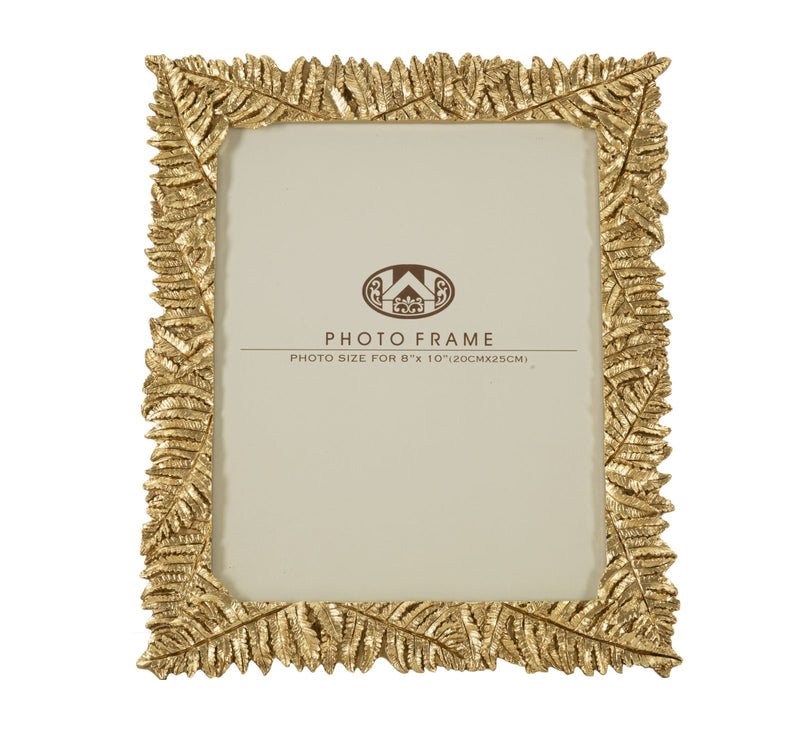 Rama foto decorativa din polirasina Fern Large Auriu, 26,5 x 31,6 cm (2)