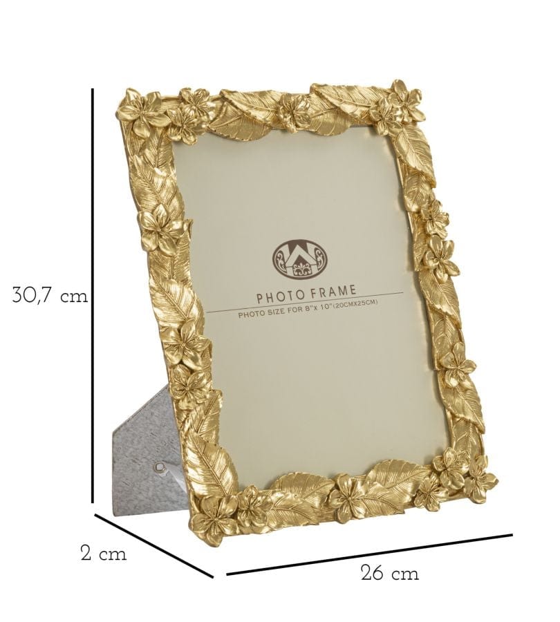Rama foto decorativa din polirasina Leavy Large Auriu, 26 x 30,7 cm (5)