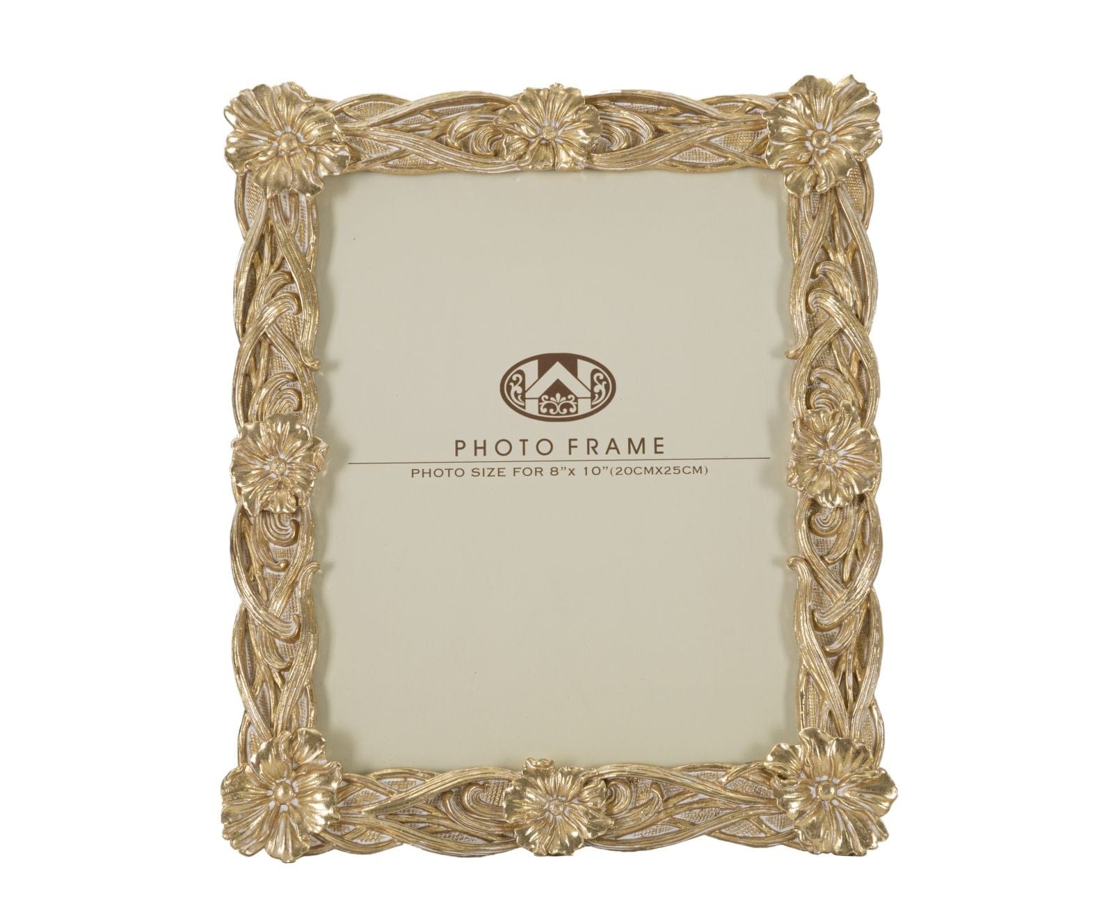 Rama foto decorativa din polirasina Twist Flo Large Auriu, 26,6 x 31,3 cm (2)