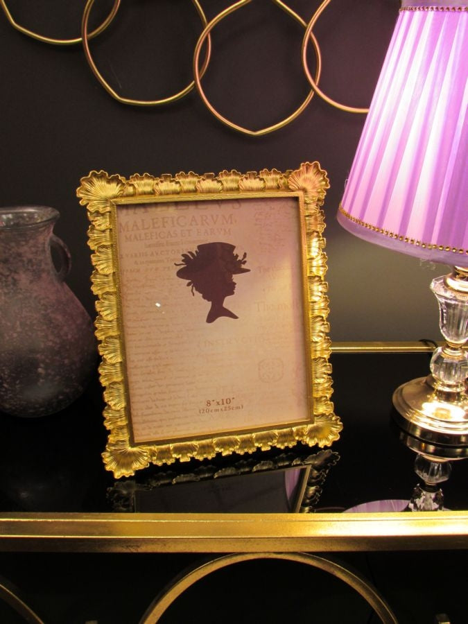 Rama foto decorativa din rasina Loff Large Auriu, 26,8 x 31,5 cm (5)