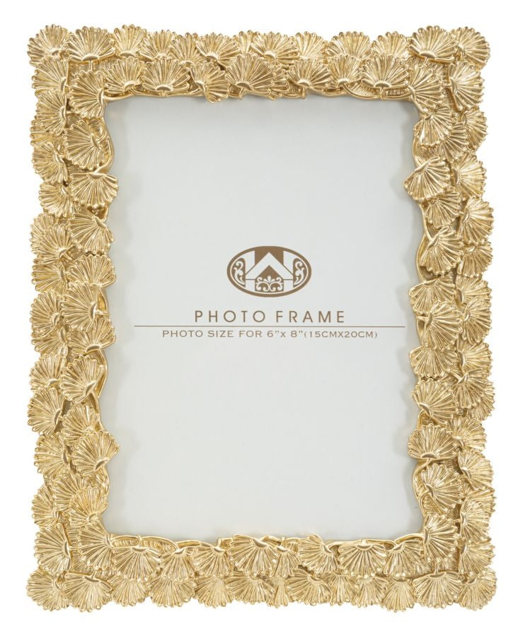 Rama foto decorativa din rasina, Tame Small Auriu, 20,2 x 25 cm (2)